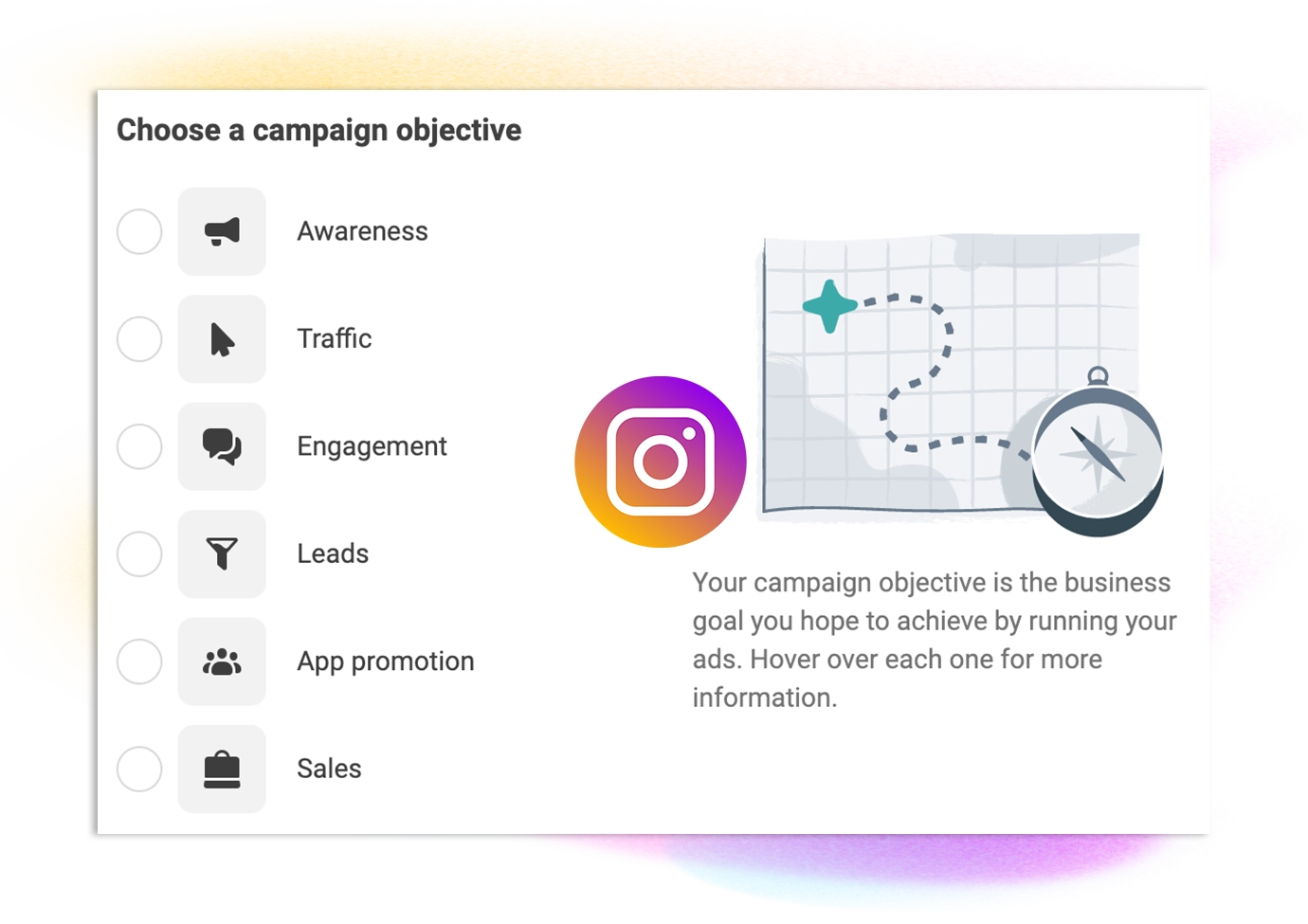 Instagram Paid Marketing Objectives