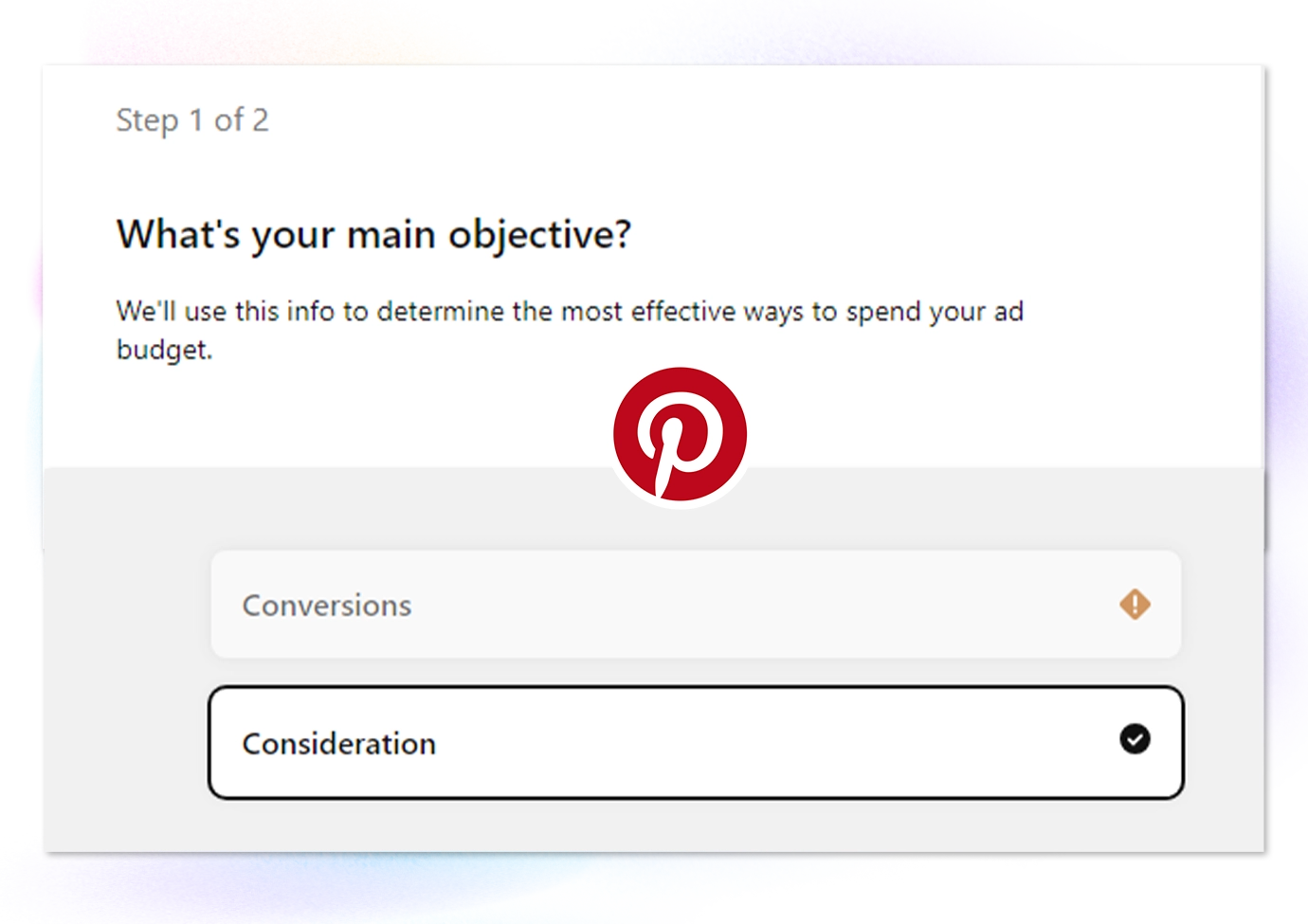 Pinterest Paid Marketing Objectives