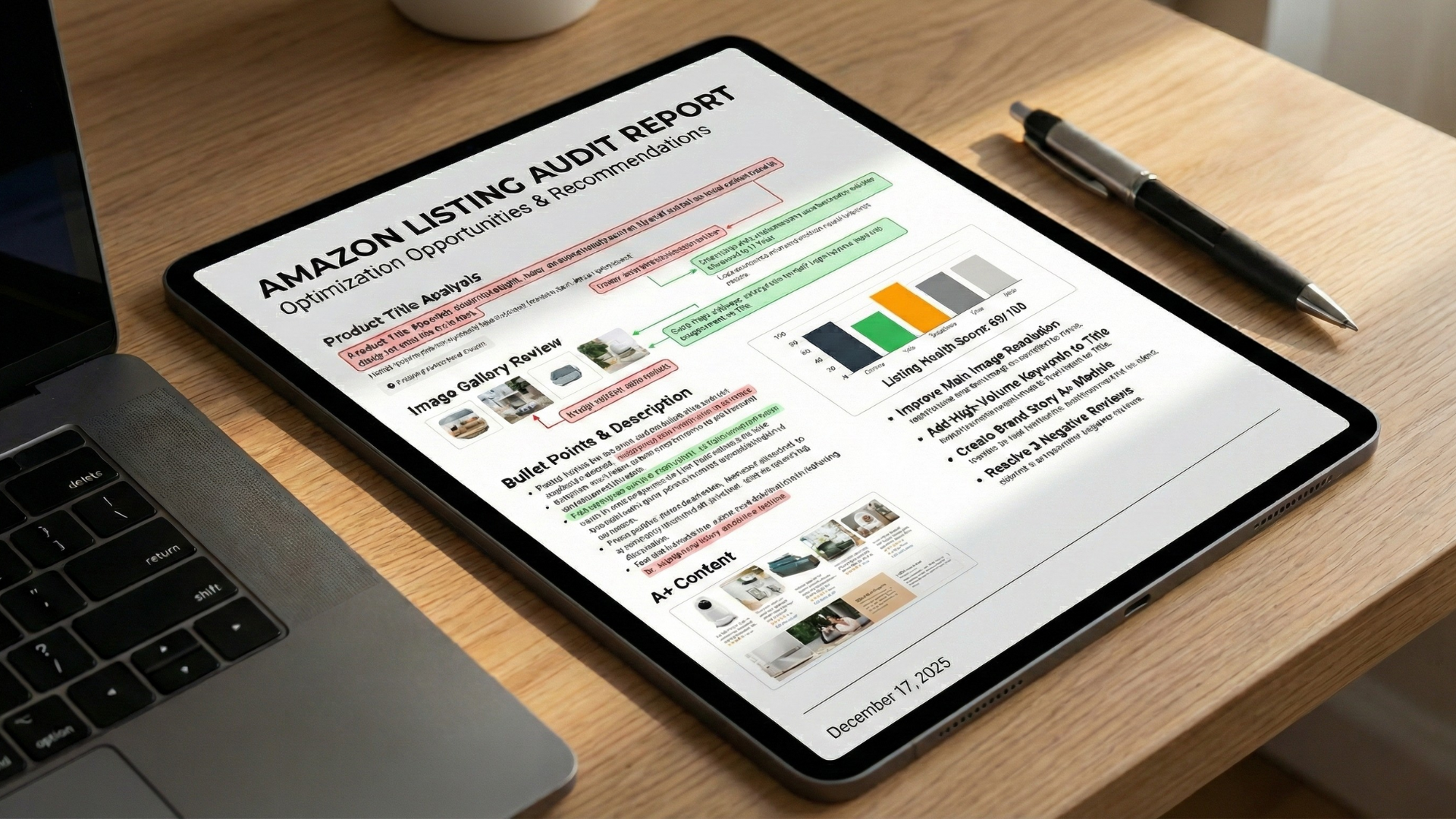 amazon listing audit report